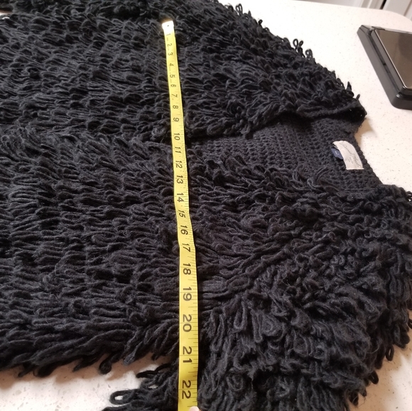 Universal Thread Women's Long Sleeve Open Neck Loopy Cardigan S Black - Picture 8 of 9